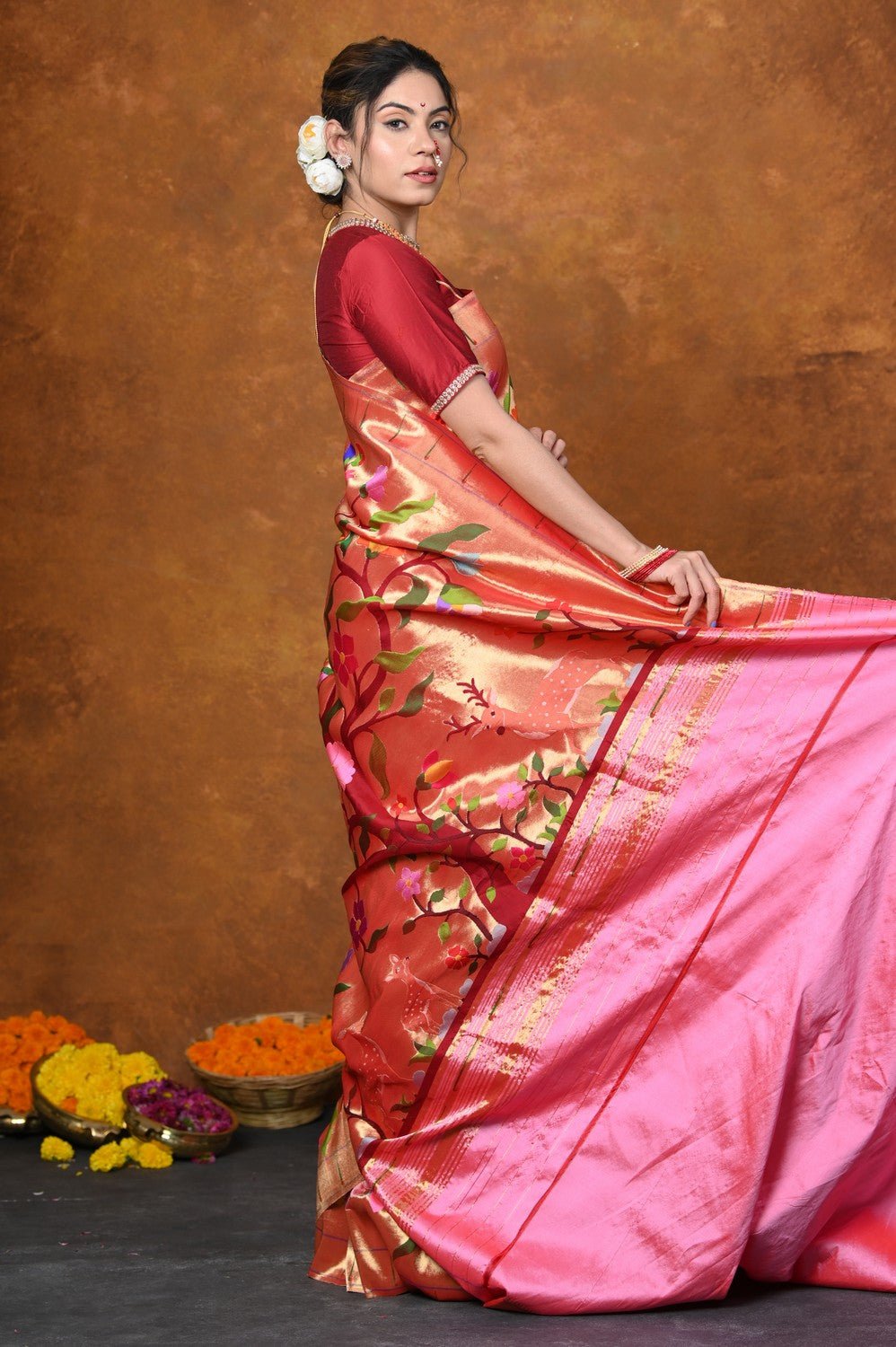 Silk Dupatta — Turquoise