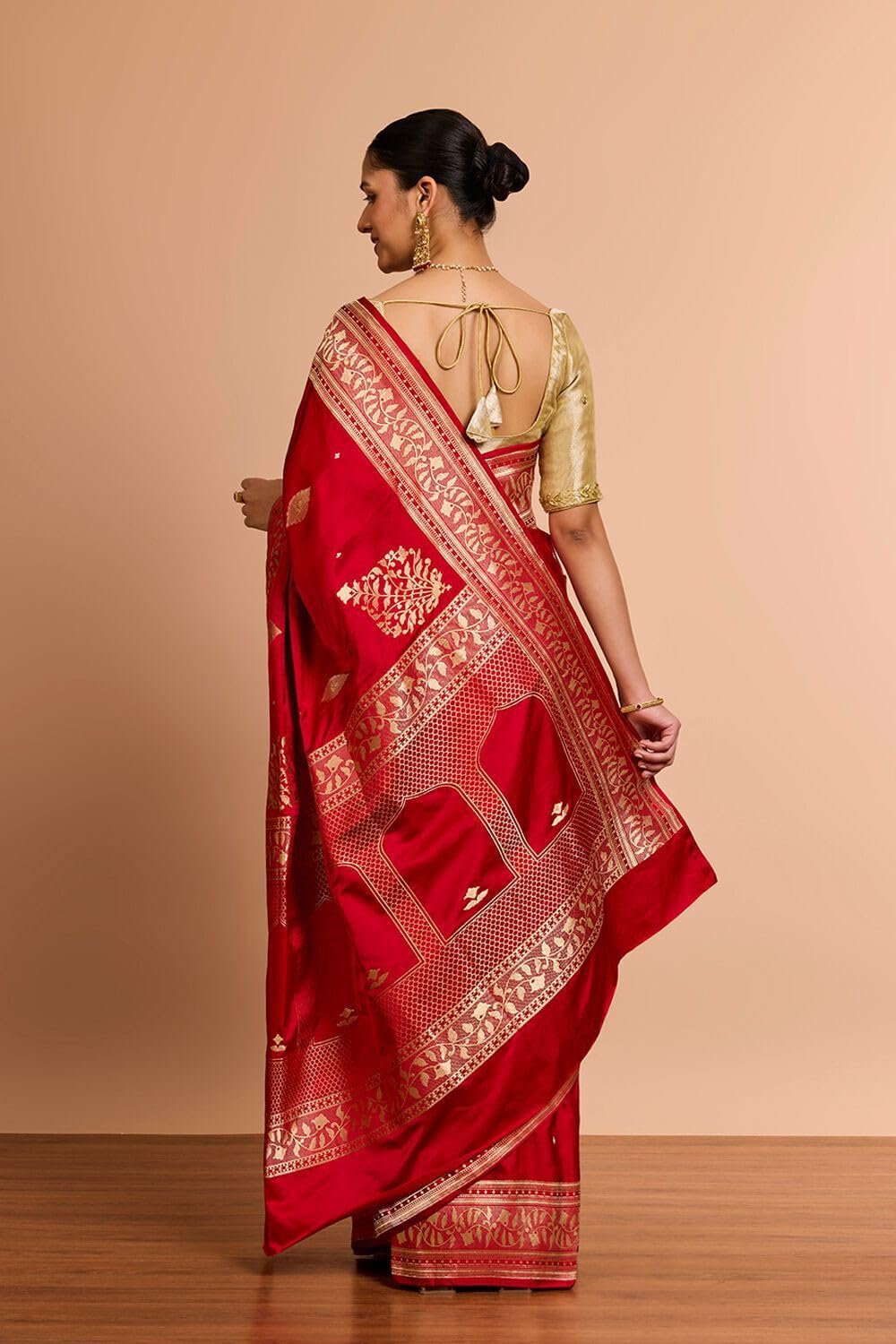 Premium Red Banarasi Saree