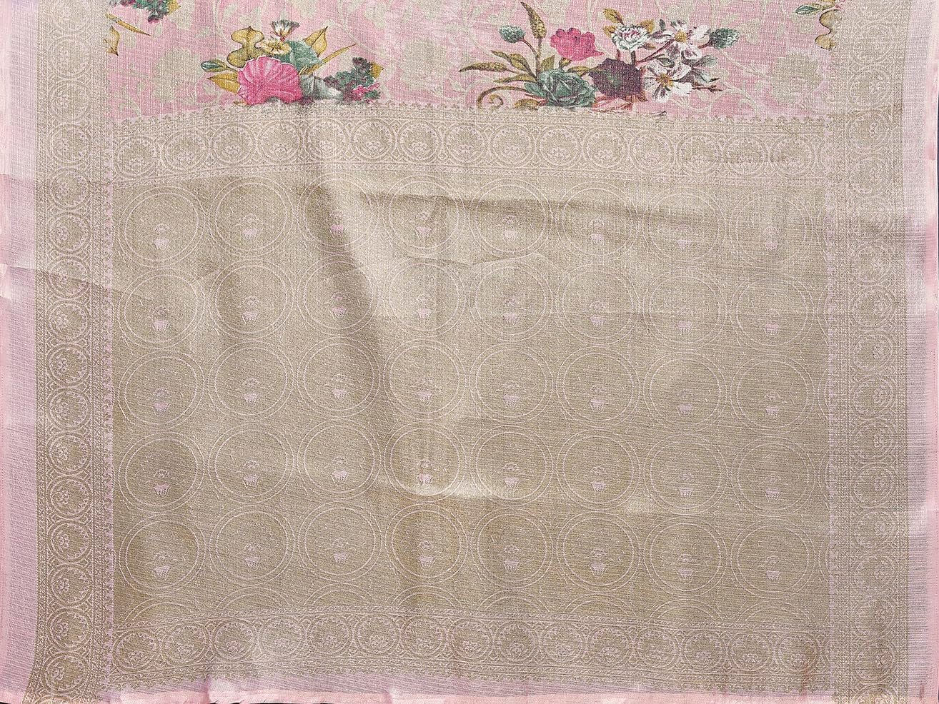 Priyashi Women Art Silk Floral Printed Kanjivaram Saree with Blouse Material |saree for Women | Saree | New Sari | Latest Saree,_AZ-PY-P3-PUDINA-Parent