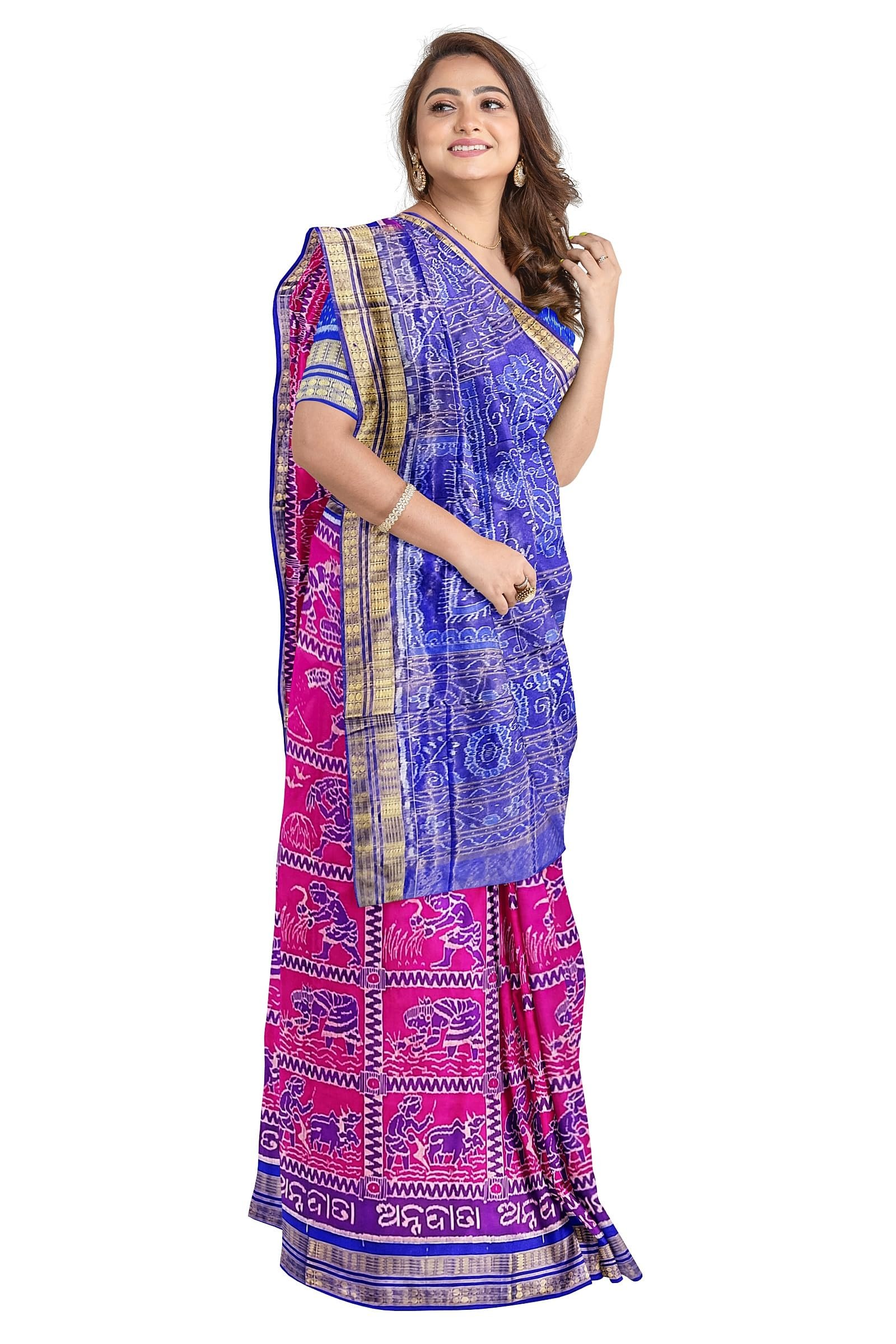 Vibrant Traditional Printed Saree