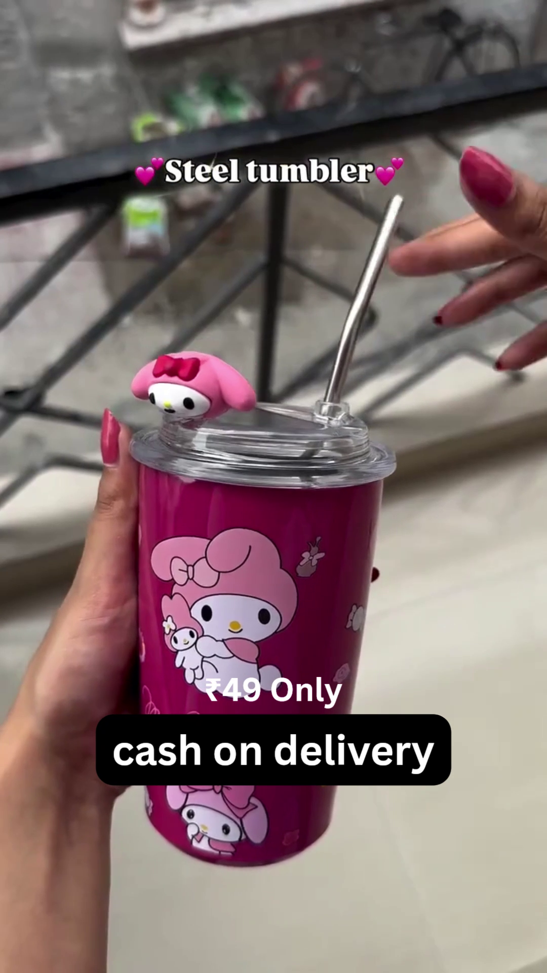 My Melody Steel Tumbler – Cute, Trendy & Functional